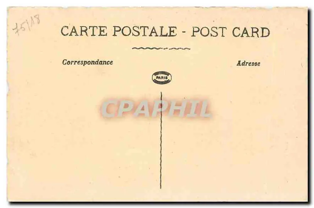 Rue de la Chapelle — Antiga capela de Sainte-Geneviève, tornada igreja Saint-Denis — B. Bonade, n°131 - Verso