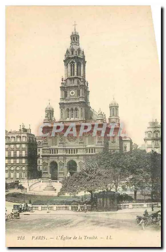 Paris — A Igreja da Trindade — 213 - Frente