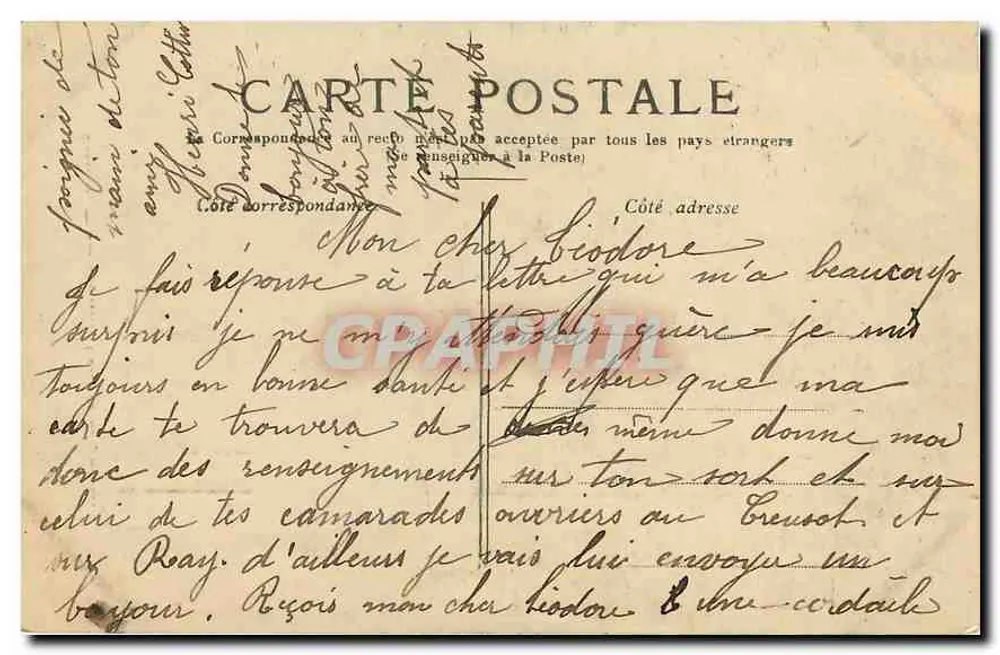 Paris — La Bastille, Colonne de Juillet. - Verso
