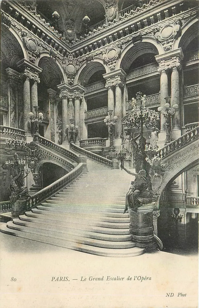 PARIS — Het Grote Trap van het Opera — ND Phot, n° 80 - Voorkant