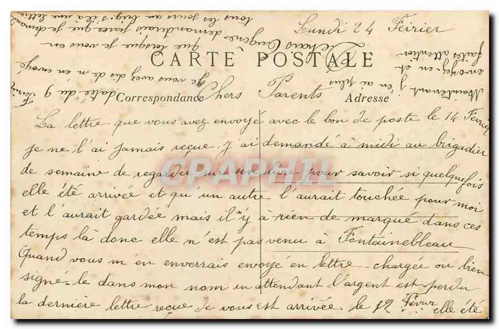 Paris — L'Arc de Triomphe et la place de l'Étoile — C. M. - Verso