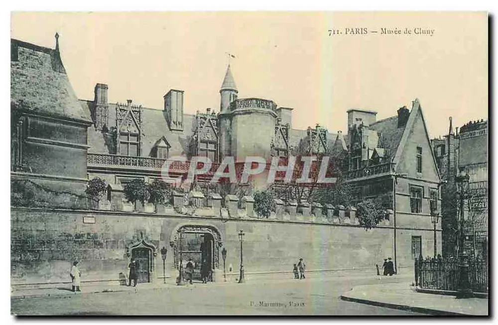 Paris — Museu de Cluny — D. Marminne, Paris - Frente