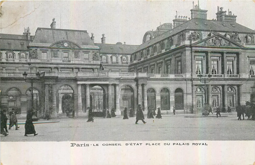 Paris - Le Conseil d'État, place du Palais Royal — éditeur non visible - Recto