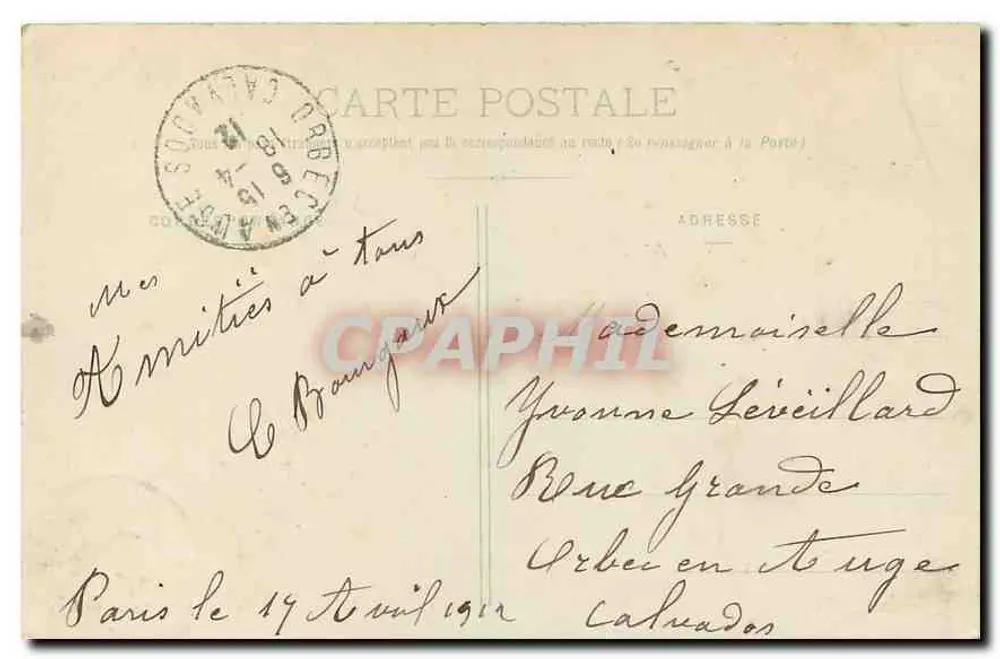 Bois de Boulogne - A Grande Cascata — Bois de Boulogne, n° 135 - Verso