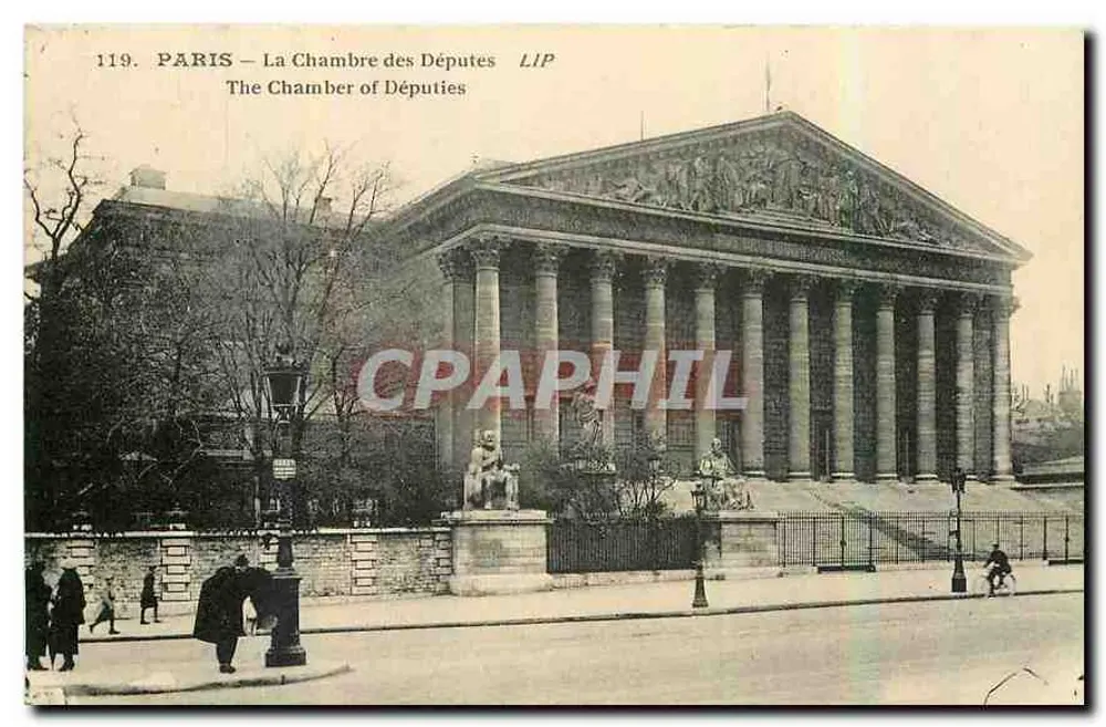 PARIGI — La Camera dei Deputati — LES ÉDITIONS ARTISTIQUES - LIP - Recto
