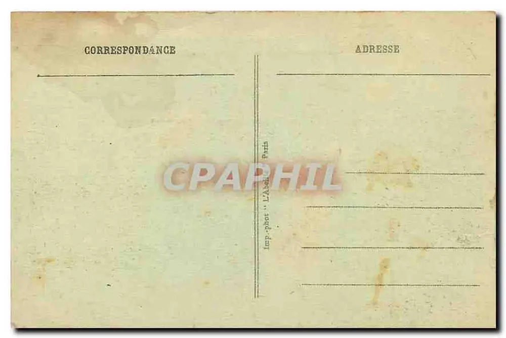 Paris - Der Pont Alexandre-III und das Petit Palais — Imp. Phot. L'Abel, Paris, n° 200 - Rückseite