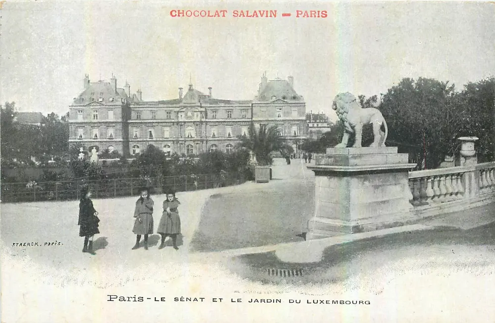 Paris - Der Senat und der Luxembourg-Park — STAERCK, PARIS - Vorderseite