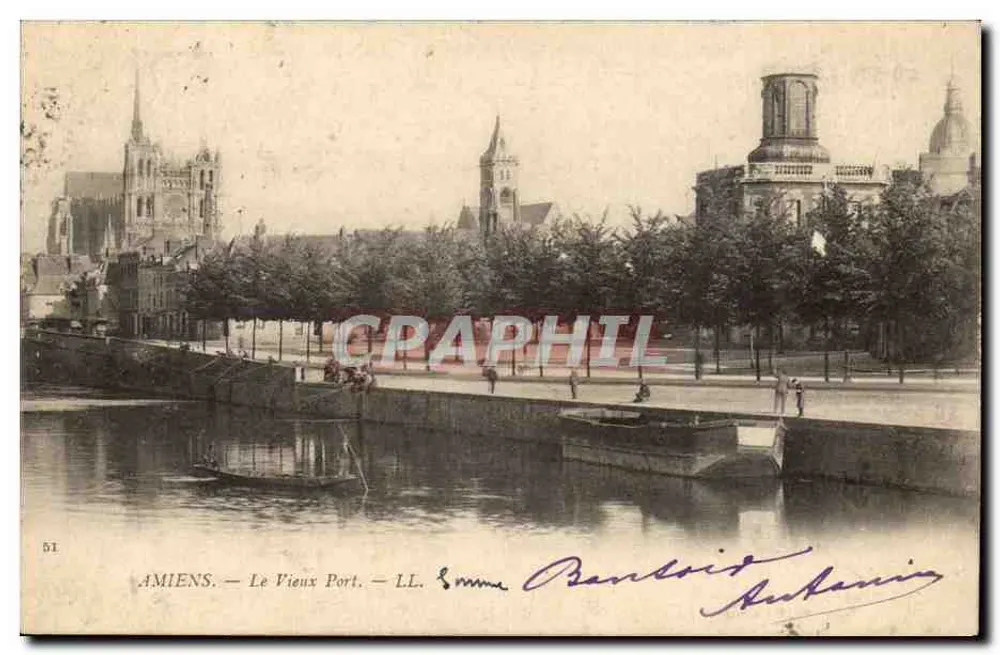 Amiens — O Velho Port — LL. — Editor LL. n° 51 - Frente