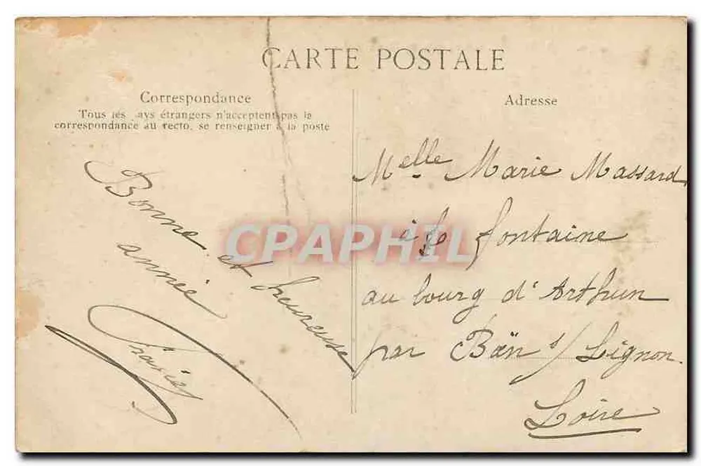 PARIS — Panorama tirado de Notre-Dame — Editor E.D. n°4370 - Verso
