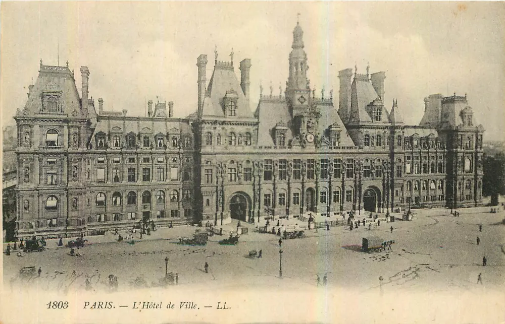 Paris — O Hotel de Ville — LL. — n° 1803 - Frente