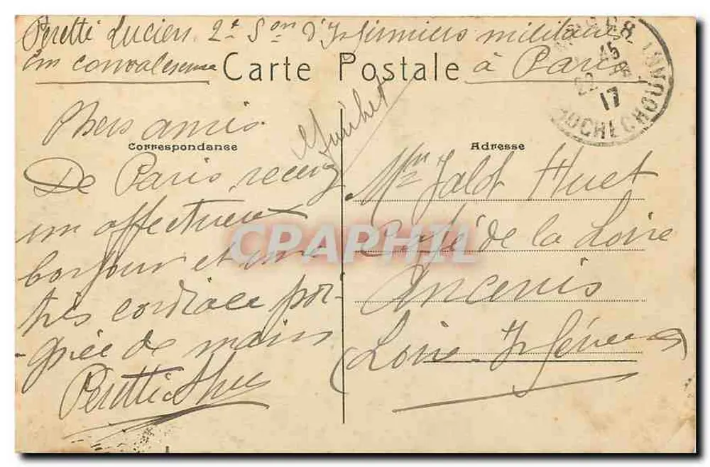 Paris — A Madeleine — P.A. n°518 - Verso