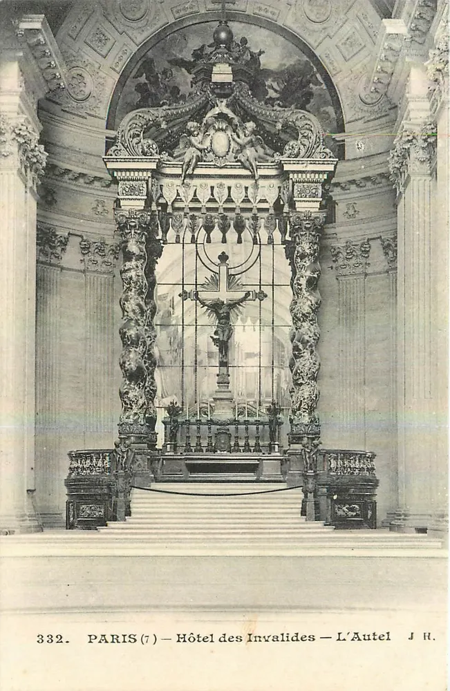 Hôtel des Invalides — O Altar — J.H. n°332 - Frente