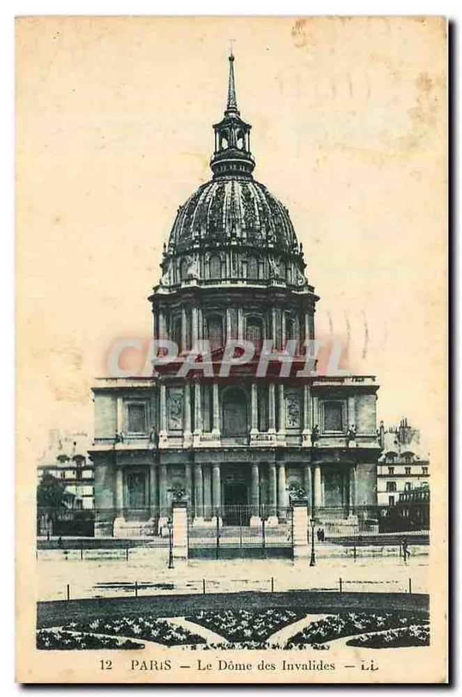Paris — O Dôme dos Invalides — L.L. — n°12 - Frente