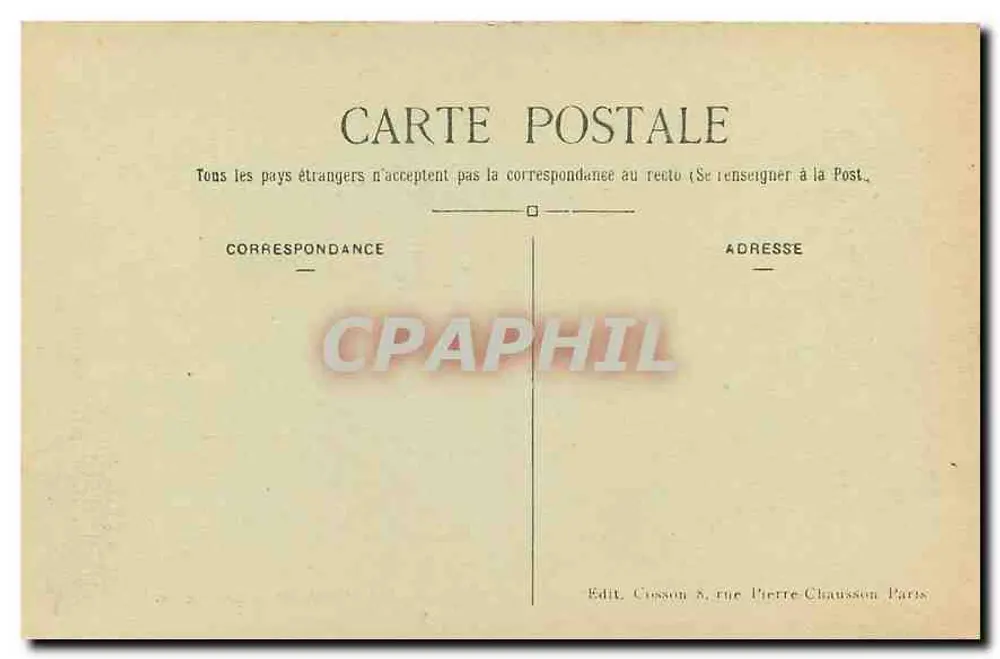 Paris (1er arrt) — Le Reliquaire de la Sainte Chapelle — C. M. - Verso