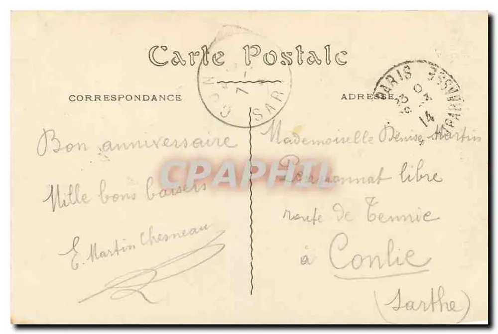 Paris — La Tour St Jacques — A.P. - Verso