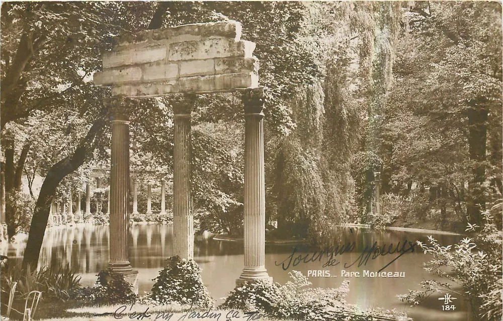 Parc Monceau — Jardim Antigo — Sociétaire de Monceau, n°184 - Frente