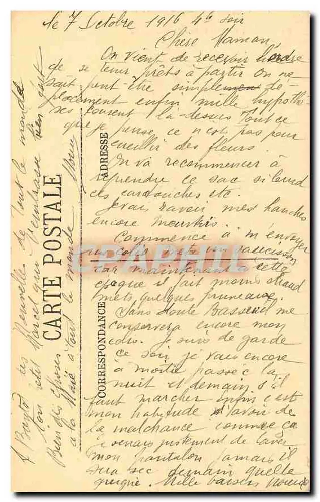 Paris — O Dôme dos Invalides — Editor não identificado, número de série não visível - Verso