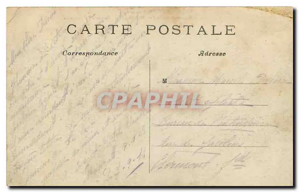 Paris — Panorama der Avenues Wagram, Hoche und Friedland — C.M. n°219 - Rückseite