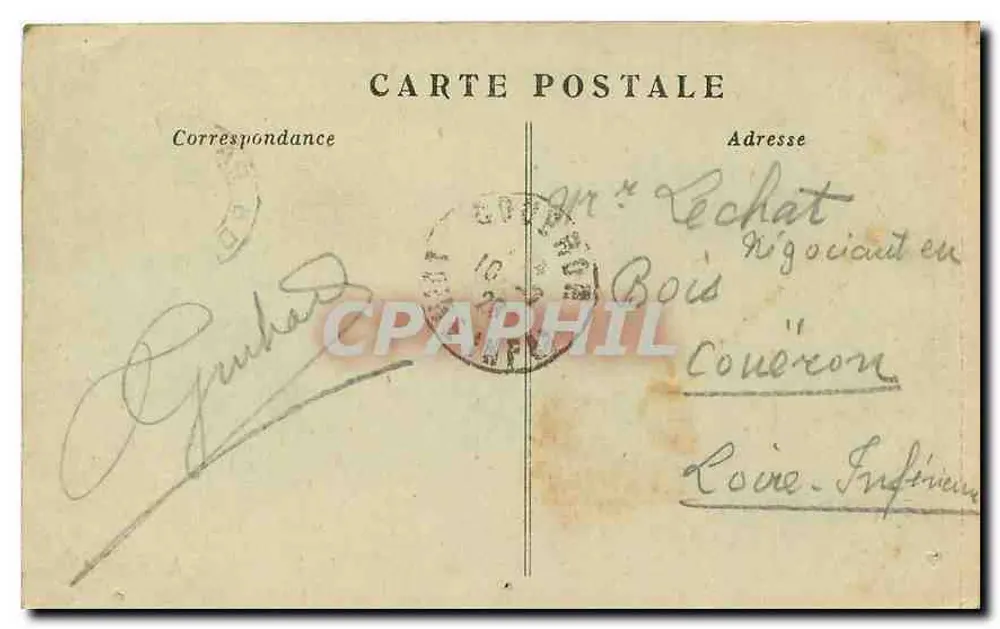 Paris — Die Gare du Nord und der Boulevard Denain — J. M. T. Paris, n°30 - Rückseite