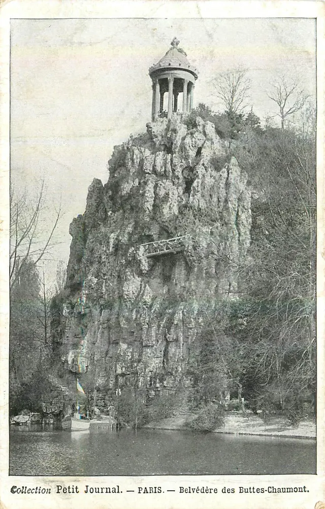 Belvédère der Buttes-Chaumont — Paris — Sammlung Petit Journal - Vorderseite