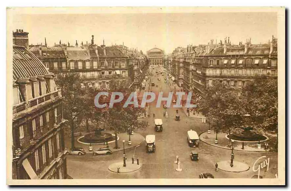 Avenue de l'Opéra — Paris — éditeur Guy, n°1016 - Recto