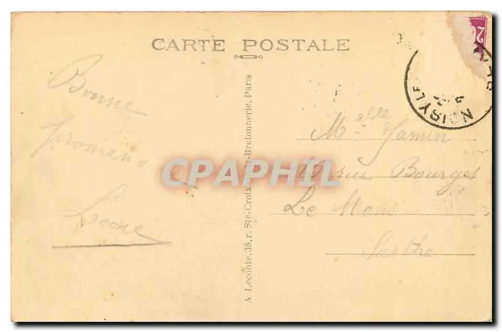 Paris — A Praça da República — Hotel Méridien - Verso