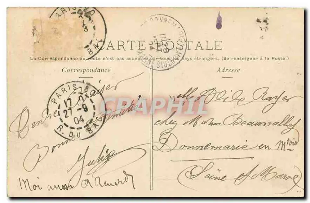 PARIS — Parco Montsouris. Il Kiosco — P. Macquise, Parigi, n° 274 - Verso