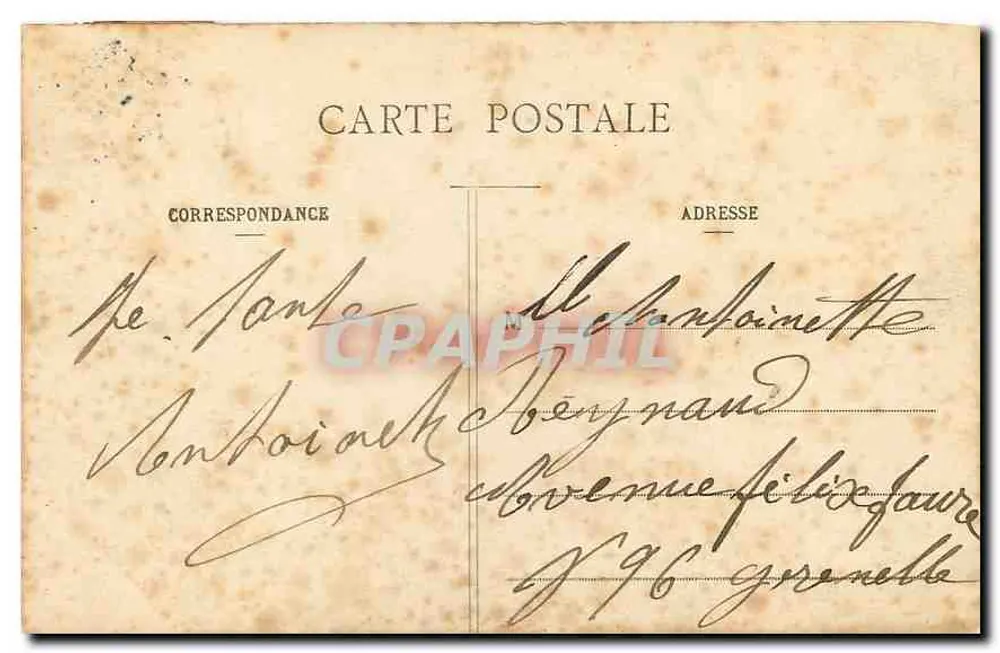 Paris - Parque Monceau - Monument de Maupassant - Verso