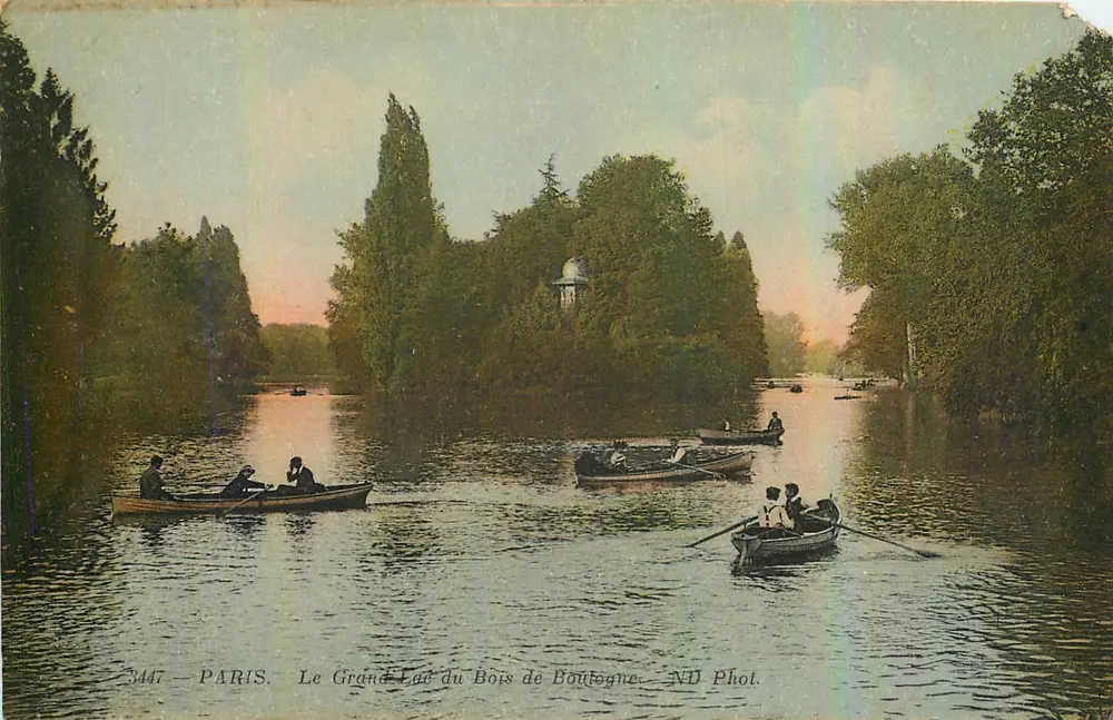 Der Große See des Bois de Boulogne — Paris — ND Phot. n°3447 - Vorderseite