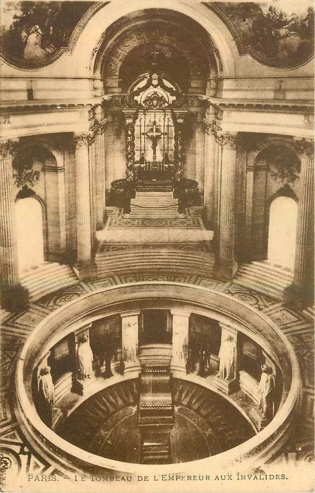 Paris — Le Tombeau de l'Empereur aux Invalides - Recto