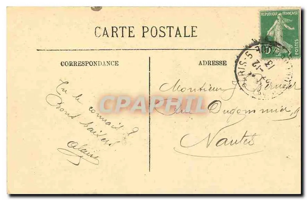 Paris — Le Tombeau de l'Empereur aux Invalides - Verso