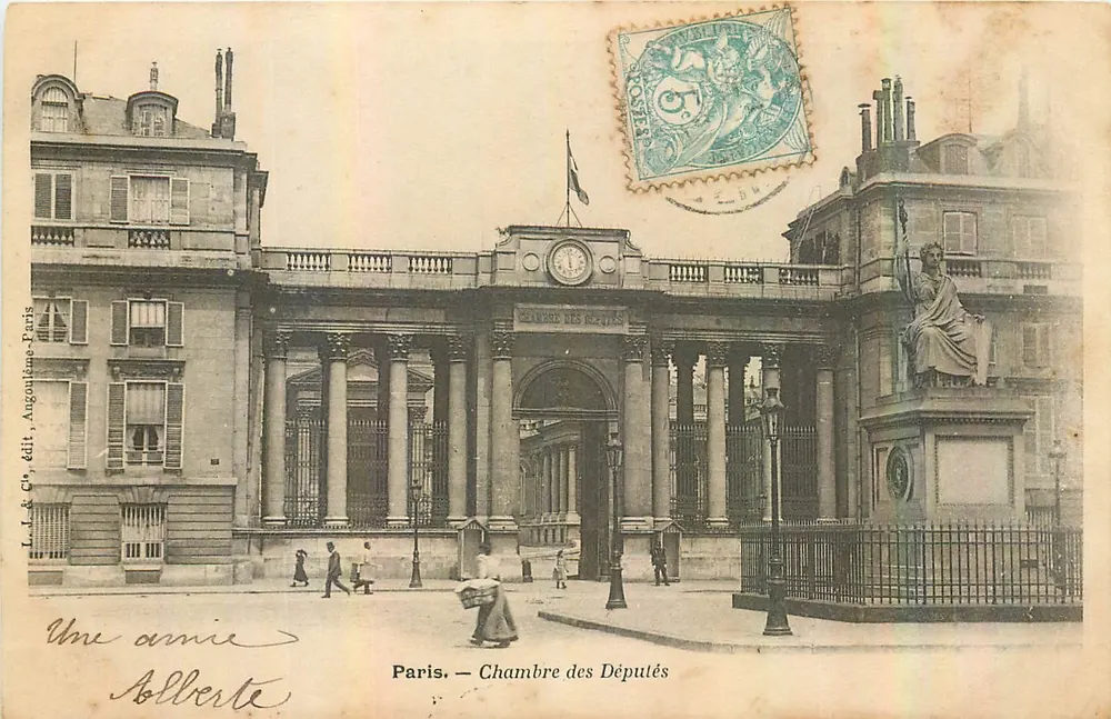 Parijs — Kamer van Afgevaardigden — L. J. & Cie, uitgever, Augoultienne-Parijs - Voorkant