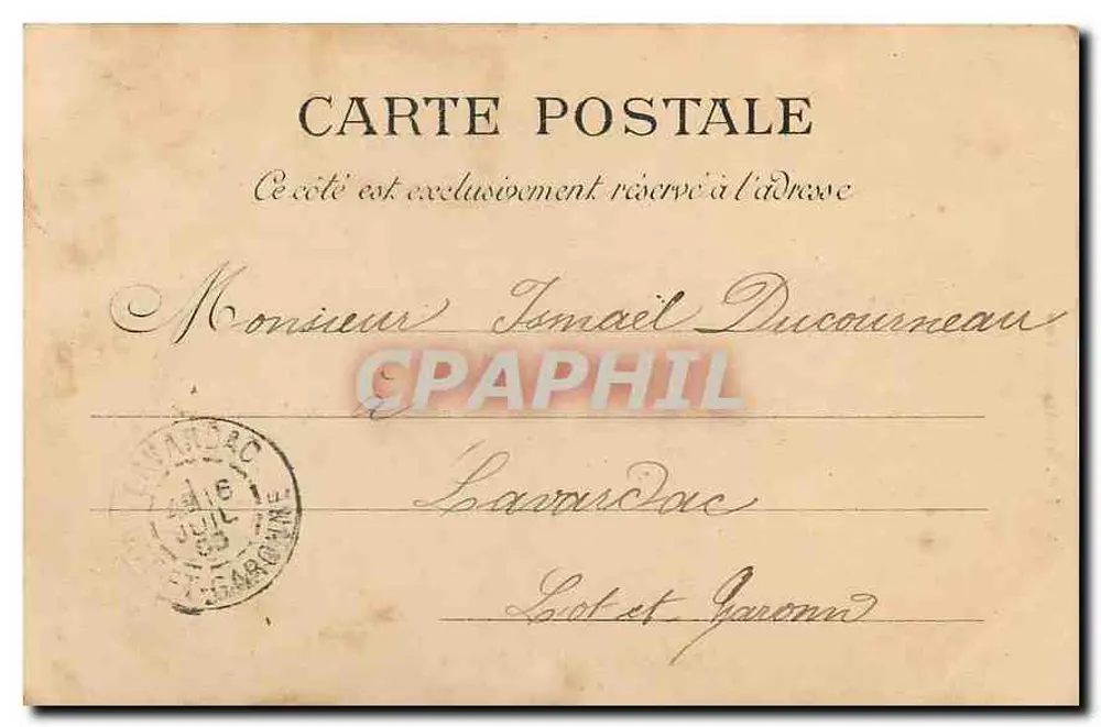Parijs — Kamer van Afgevaardigden — L. J. & Cie, uitgever, Augoultienne-Parijs - Achterkant
