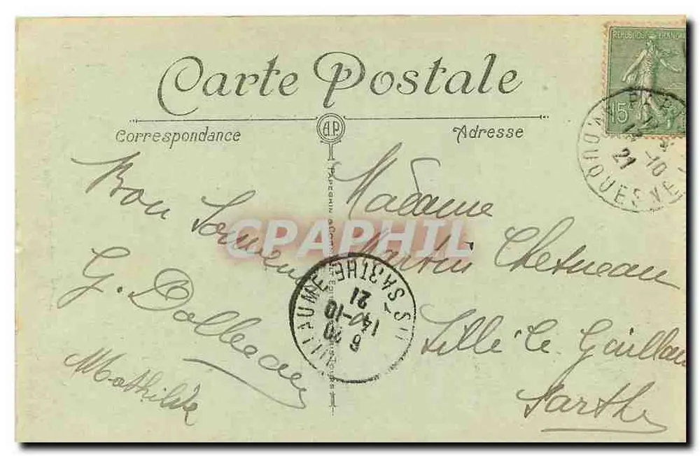 PARIS — Panorama aufgenommen in der Nähe der Gare d'Orsay — A.P. n°279 - Rückseite