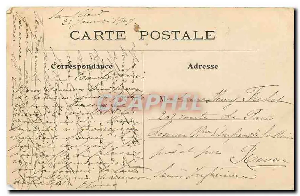 Paris — Le Grand Palais des Champs-Élysées — L. J. & Cie édit., Angoulême-Paris - Verso