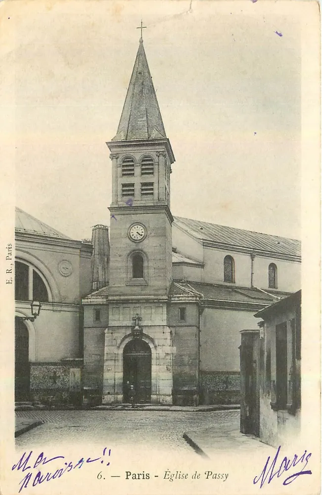 Paris — Igreja de Passy — E.R. Paris, n°6 - Frente