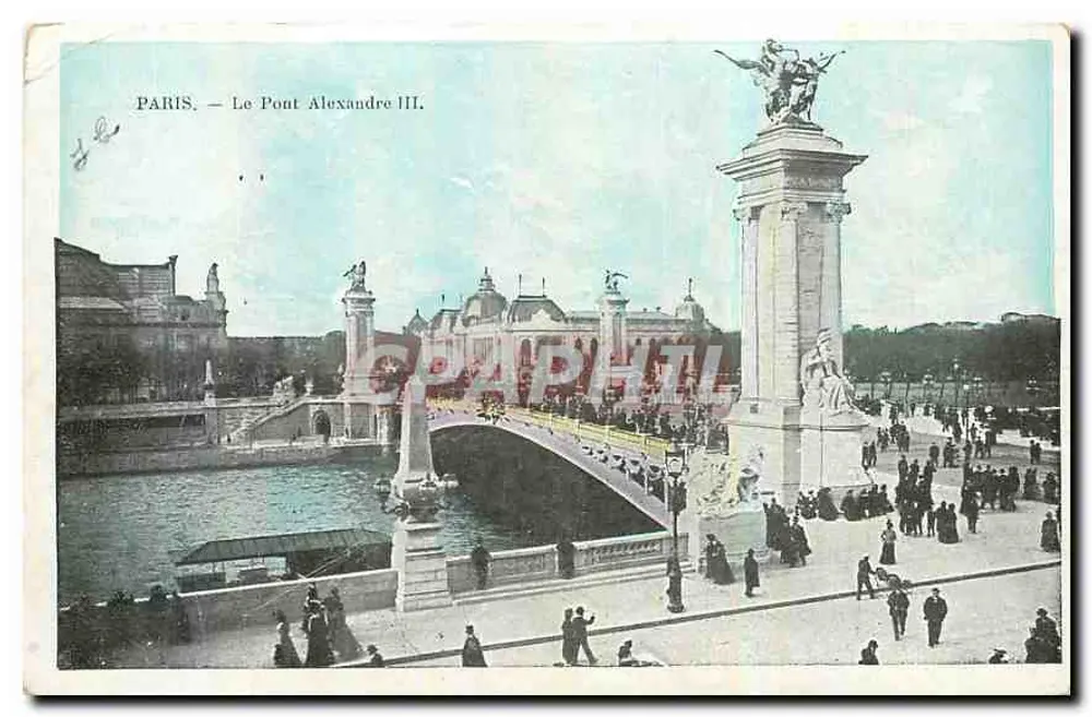 Paris — O Ponte Alexandre III — J.C. Paris - Frente