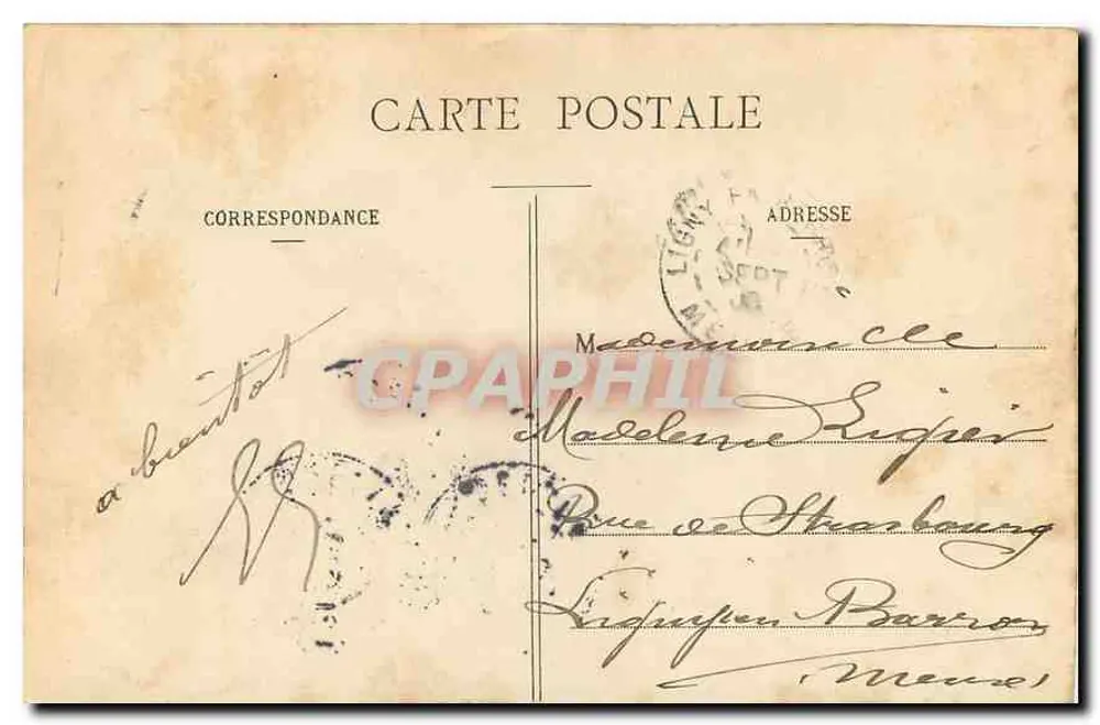 Paris — Estátua de Joana d'Arc — Praça das Pirâmides — Editor Laguier, n° 779106 - Verso