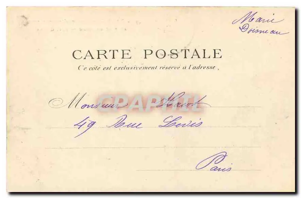 Paris — Monument de Ambroise Thomas — P. P. C. Paris - Verso