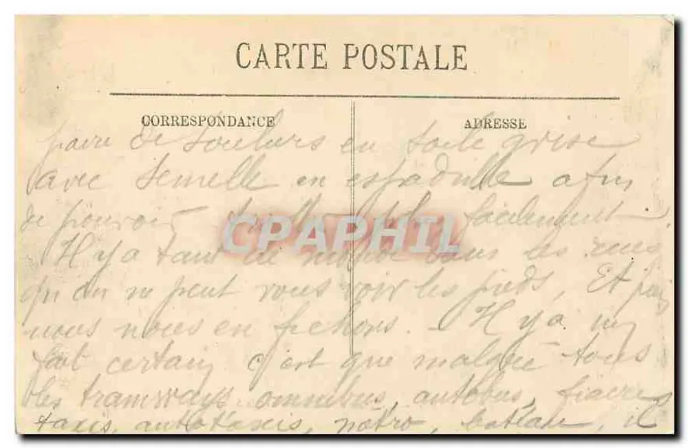 Paris — La Place de la Concorde et la Seine — LL. — n° 710 - Verso