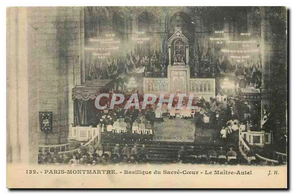 Paris-Montmartre - Basilika des Heiligen Herzens - Der Hauptaltar - Vorderseite