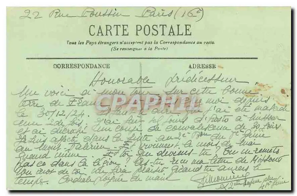 Paris — Catedral de Notre-Dame e o Ponte — LL. n°128 - Verso
