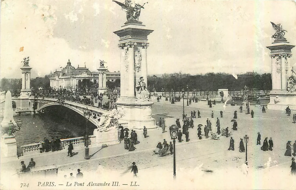 Paris — O Ponte Alexandre III — LL. n° 724 - Frente