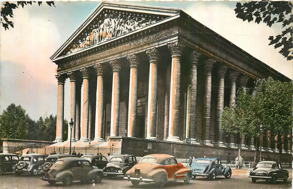 O Panteão — Paris — editor: Fab. Francesa E.R. - n° de série 11 - Frente