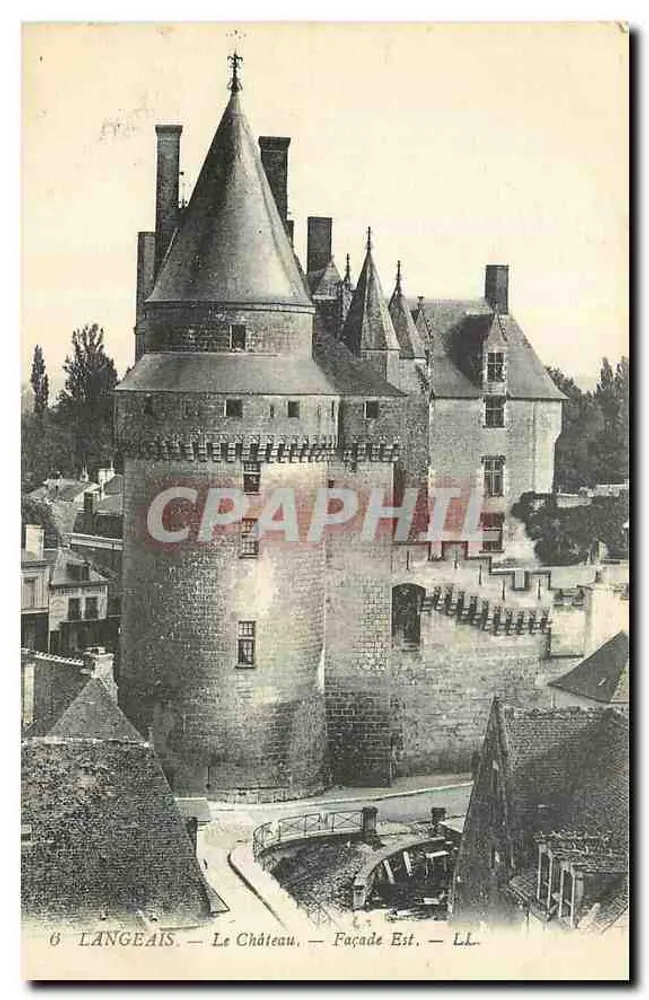 Langeais — The Castle — East Facade — LL. - Front