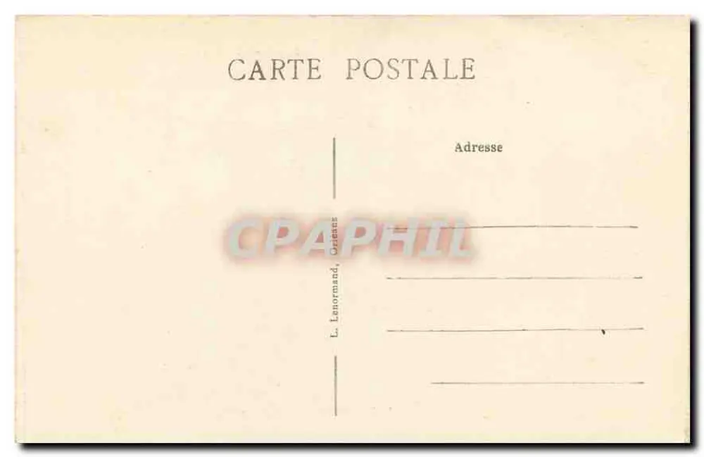 Blois (Loir-et-Cher) — La Cattedrale — L. Lenormand, Oazens - Verso