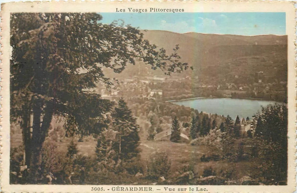 Gérardmer — View of the Lake — Les Vosges Pittoresques, n°3005 - Front