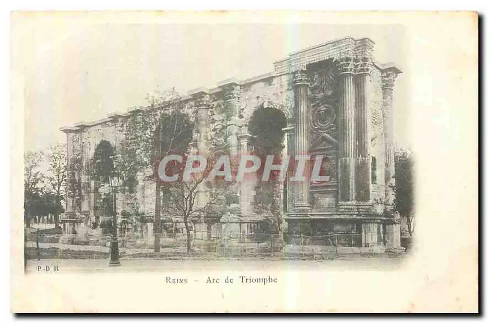 Reims — Arco do Triunfo — P.D.H. - Frente