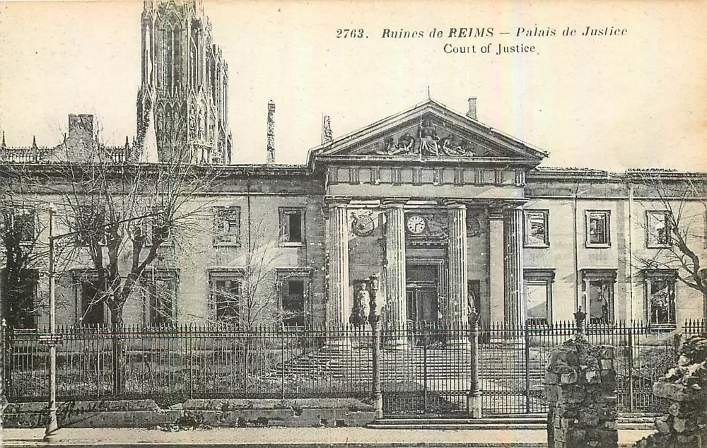 Ruins of REIMS — Court of Justice — n° 2763 - Front