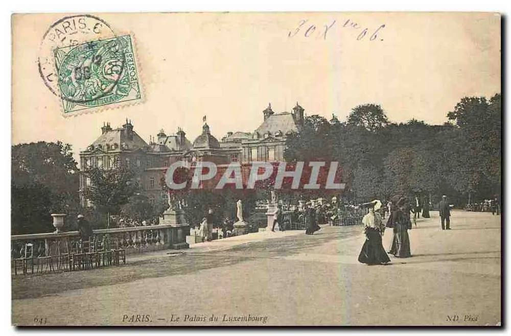 PARIS. — O Palácio do Luxembourg — ND Phot, n° 641 - Frente
